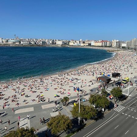 Апартаменты Piso Con Vistas A La Playa De Riazor Ла-Корунья Экстерьер фото
