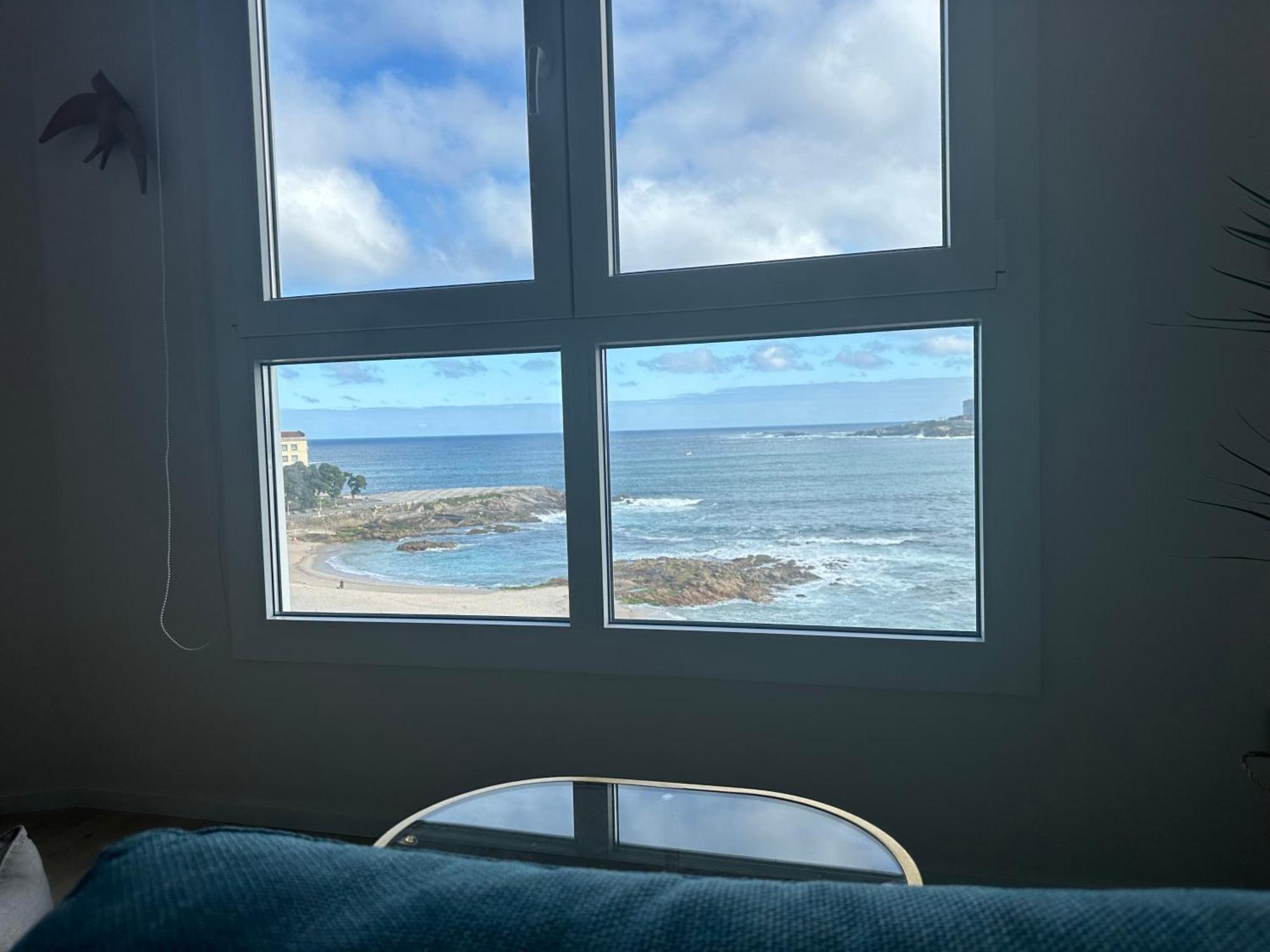 Апартаменты Piso Con Vistas A La Playa De Riazor Ла-Корунья Экстерьер фото
